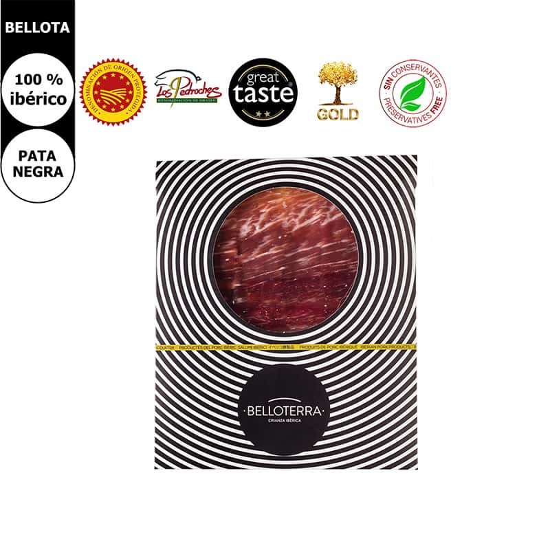Sliced Pata Negra Iberian Ham DOP Los Pedroches