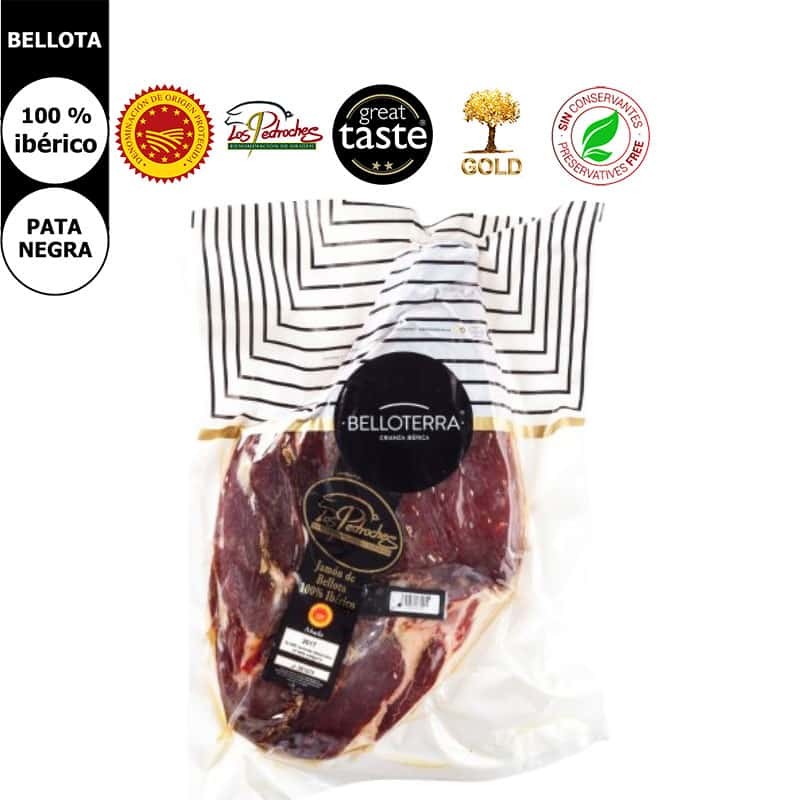 Iberian Bellota Ham Pata Negra Boneless, DOP Los Pedroches