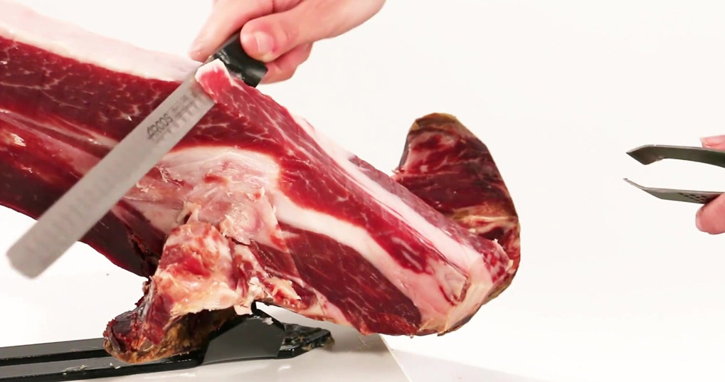 Tercer corte del jamón